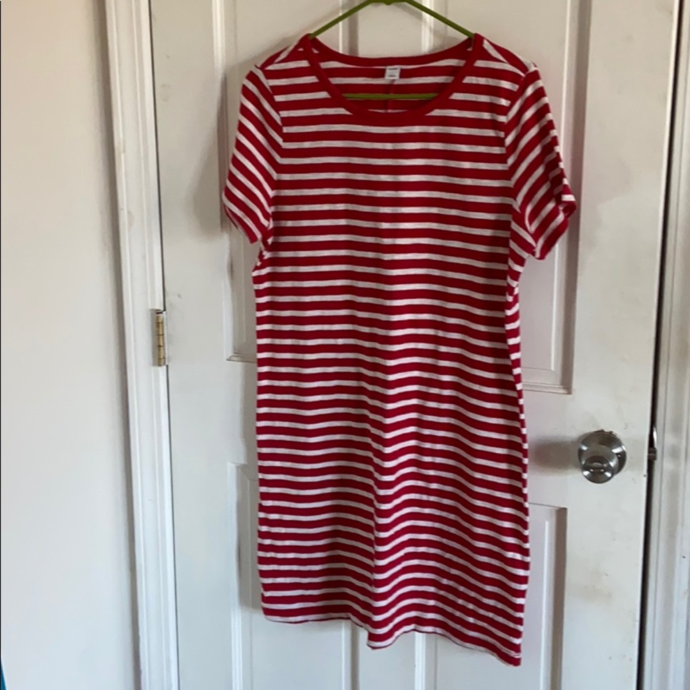 Striped tshirt dress